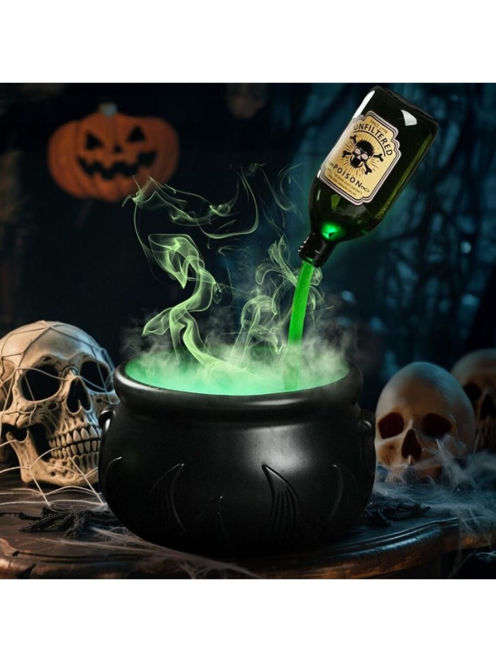DIY Witches Cauldron Floating Potion Set - Spooky Indoor Halloween Decor
